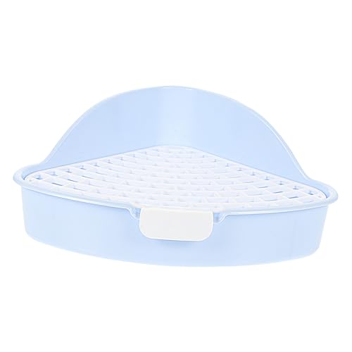 PartyKindom Kaninchen Toilette aus Kunststoff Ecktoilette für Kleintiere für Meerschweinchen Hamster und Chinchillas Einfache Langlebiges Material Hygienisch und Sicher von PartyKindom