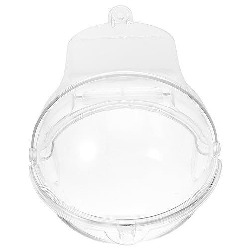 PartyKindom Kasten Vogeltränkekasten Kolibri Käfig Vogeltränke Zur Wandmontage Hamster Brunnen Kaninchen Nymphensittichfutter Wanne Vogelzubehör Vögel Liefern Transparent Plastik von PartyKindom