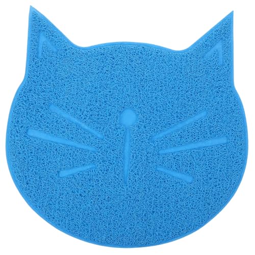 PartyKindom Katze Futterunterlage PVC rutschfest Wiederverwendbar Napfunterlage Haustier Matte Schutz für Katzenfutterbereich Indoor Gebrauch von PartyKindom