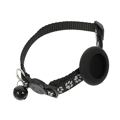 PartyKindom Katzenhalsband Wurm Tracker Futterspender Stark Für Reflektierende Halskette Für Glöckchen Für Katzensicherheit Welpenhalsbänder Für von PartyKindom