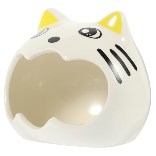 PartyKindom Keramik Hamster Versteck Sommer Kühlendes Haustier Nest für Hamster Zwerghamster Mäuse Chinchillas Langlebiges Leicht zu Reinigendes Kühlhaus mit Katzenform für Käfig und PartyKindom Keramik Hamster Versteck Sommer Kühlendes Haustier Nest für Hamster Zwerghamster Mäuse Chinchillas Langlebiges Leicht zu Reinigendes Kühlhaus mit Katzenform für Käfig und von PartyKindom