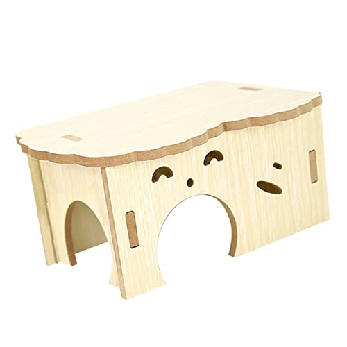 PartyKindom Kleintier Holzhaus Rattenkäfigdekor Für Hamster Und Meerschweinchen Robuster Und Sicherer Lebensraum Verstecken Und Kleines Design PartyKindom Kleintier Holzhaus Rattenkäfigdekor Für Hamster Und Meerschweinchen Robuster Und Sicherer Lebensraum Verstecken Und Kleines Design von PartyKindom