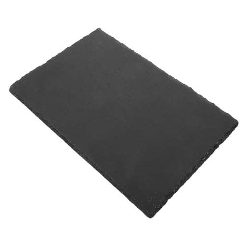 PartyKindom Klettermatte für Haustiere Aquarium Schildkrötenpad Schildkrötenfelsplatte Plattform Hitze Schildkrötenzubehör für Panzer Dekorationen für Schildkrötenpanzer Schiefer Black von PartyKindom