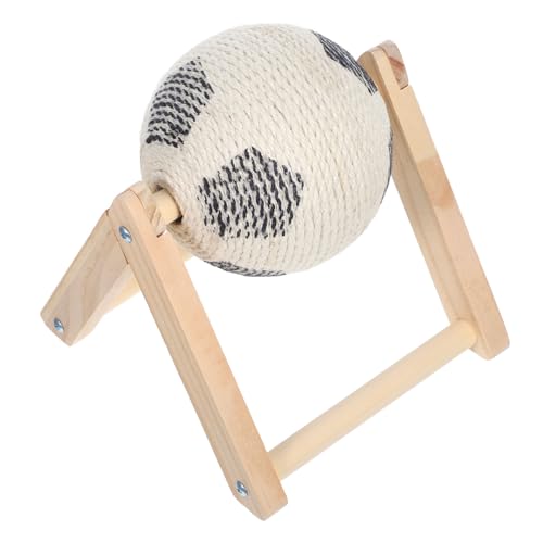PartyKindom Kratzball aus Natürlichem Sisal für Katzen Kompakt und Spielerisches Nagelpflege für Kleine und Mittelgroße Katzen Platzsparendes Indoor Accessoire von PartyKindom