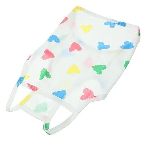 PartyKindom Kühlweste für Kleine Hunde Atmungsaktive Sommerkleidung mit Floralem Design für Alltag Partys und Fototermine Xs Weiß von PartyKindom