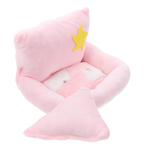 PartyKindom Kuschelnest Für Kleine Haustiere Plüsch Schlafbett Für Hamster Meerschweinchen Und Andere Nagetiere Warmes Und Nest Für Winter von PartyKindom