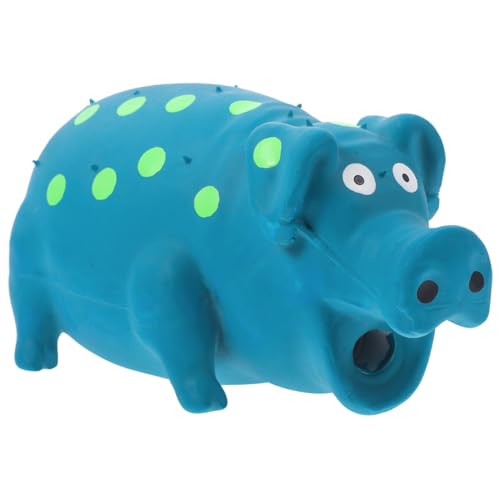 PartyKindom Langlebiges Latex Hundespielzeug Schwein mit Quietscher Interaktives Kauspielzeug für Welpen Stressabbauend Sicher und Robust Fördert Spielerische Beschäftigung und Zahnpflege von PartyKindom