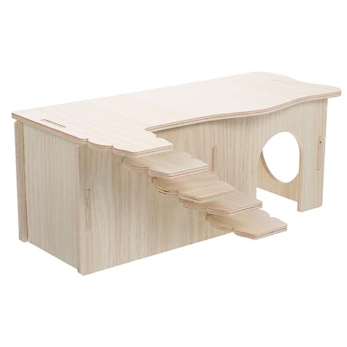 PartyKindom Mehrstöckiges Kleintierhaus Mit Mechanismus Aus Holz Meerschweinchen Mini Waschbar Kleintierhaus Stall Haustier Kleines Rattenzubehör Zartes Hamsterversteck PartyKindom Mehrstöckiges Kleintierhaus Mit Mechanismus Aus Holz Meerschweinchen Mini Waschbar Kleintierhaus Stall Haustier Kleines Rattenzubehör Zartes Hamsterversteck von PartyKindom