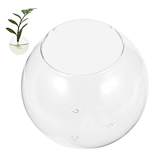 PartyKindom Micro-landschaftsvase Fischglas-Desktop Fischglas Für Den Haushalt Tischaquariumschale Tischfischschale Aquariumheizung Schüssel Aquarienlicht Fischglas Für Aquarien Tank Vasen von PartyKindom