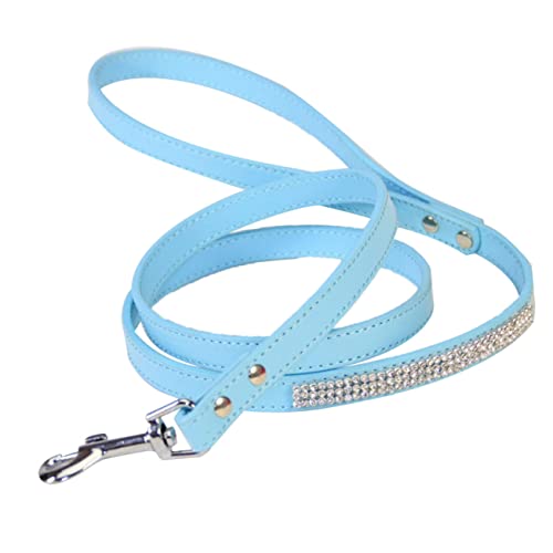PartyKindom PU Hundeleine mit Strassbesatz Verstellbare Farbenfrohe Trainingsleine für Kleine Bequem Beim Spazieren Joggen Freien PartyKindom PU Hundeleine mit Strassbesatz Verstellbare Farbenfrohe Trainingsleine für Kleine Bequem Beim Spazieren Joggen Freien von PartyKindom