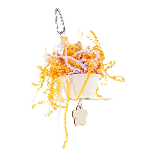 PartyKindom Papageien Kauspielzeug aus Strapazierfähigem Material Hängendes Schredder für Vögel Bunte Vogelkäfig Zubehör für Wellensittiche und Nymphensittiche PartyKindom Papageien Kauspielzeug aus Strapazierfähigem Material Hängendes Schredder für Vögel Bunte Vogelkäfig Zubehör für Wellensittiche und Nymphensittiche von PartyKindom