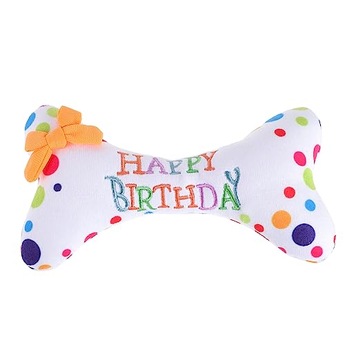 PartyKindom Plüsch Hundeknochen für Kleine Hunde und Langlebig als Geburtstagsgeschenk und Partydeko Kuscheliges Kauspielzeug für Welpen und Haustiere von PartyKindom