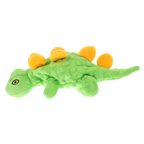PartyKindom Plüsch Hundespielzeug Dinosaurier mit Quietscher Langlebig und Interaktiv Geeignet für Welpen und Kleine bis Große Hunde Fördert Zahnpflege und Spielerische Beschäftigung von PartyKindom