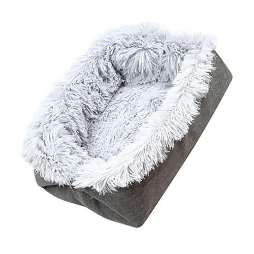 PartyKindom Plüsch Katzennest Klappbett für Katzen Warmes Haustierkissen Faltbares Design für Schlafplätze Couch und Reisen Bequemes Katzenbett für Haustiere PartyKindom Plüsch Katzennest Klappbett für Katzen Warmes Haustierkissen Faltbares Design für Schlafplätze Couch und Reisen Bequemes Katzenbett für Haustiere von PartyKindom