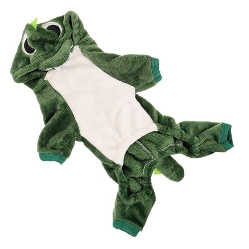 PartyKindom Puppy Dinosaur Hoodie Haustierkleidung Warmes Hundekostüm Herbst Winter Mantel für Kleine und Mittlere Hunde Niedlicher Foto requisit Pullover von PartyKindom