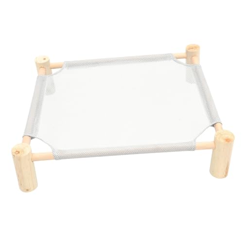 PartyKindom Reptilien Hängematte aus Holz für Eidechsen und Bartagamen Schlaf und Spielplatz Langlebiges Design für Kleine Haustiere Leicht und Platzsparend von PartyKindom