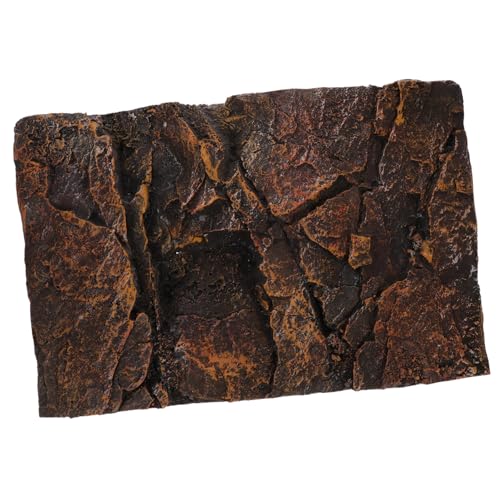PartyKindom Reptilien Terrarium Hintergrund PU Dekoration Aquarium Rückwand Leichtes Hochwertiges Habitat Zubehör für Schlangen und Schildkröten Naturgetreue Landschaft für Aquarium und von PartyKindom