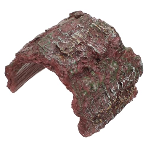 PartyKindom Reptilien Versteck Höhle aus Resin Schildkröten Tank Zubehör Kreative Rückzugsstätte und Kletterplattform Stressreduzierendes Terrarium Ornament für Schildkröten und Amphibien PartyKindom Reptilien Versteck Höhle aus Resin Schildkröten Tank Zubehör Kreative Rückzugsstätte und Kletterplattform Stressreduzierendes Terrarium Ornament für Schildkröten und Amphibien von PartyKindom