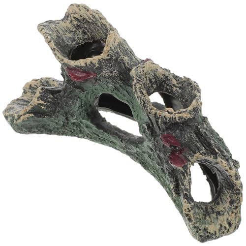 PartyKindom Resin Aquarium Höhle Dekoration Langlebige Fisch Versteck Höhle für Garnelen und Fische Natürliche Steinoptik Zubehör für Fisch Tank von PartyKindom