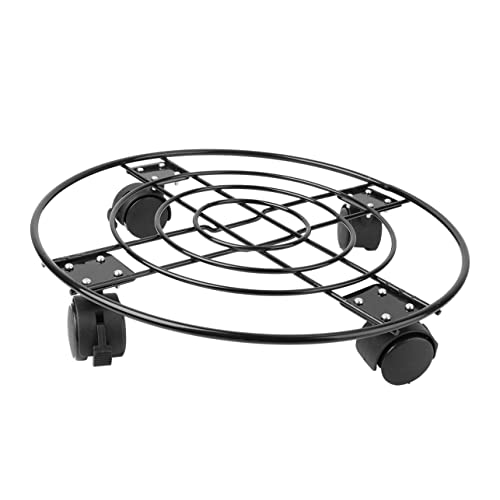 PartyKindom Rollbarer Pflanzenständer Rädern Blumentopfhalter mit Feststellbremsen für Drinnen und Draußen Praktisch für Tägliche Pflege von Pflanzen von PartyKindom