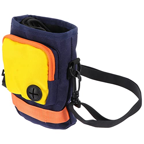 PartyKindom Snack-Trainings-gürteltasche Haustier Behandeln Leckerlis Für Hunde Beutel Welpe Tasche Für Hundeleckereien Waschbar Tasche Zum Gassigehen Mit Dem Hund Träger Yellow Polyester von PartyKindom