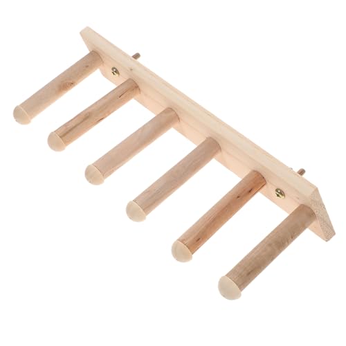 PartyKindom Stufige Katzenleiter aus Holz Wandmontage Katzenregal mit Kletterstufen für Wohnungskatzen Platzsparend Mehrstufiges Katzenklettergerüst für Indoor Haustiere von PartyKindom