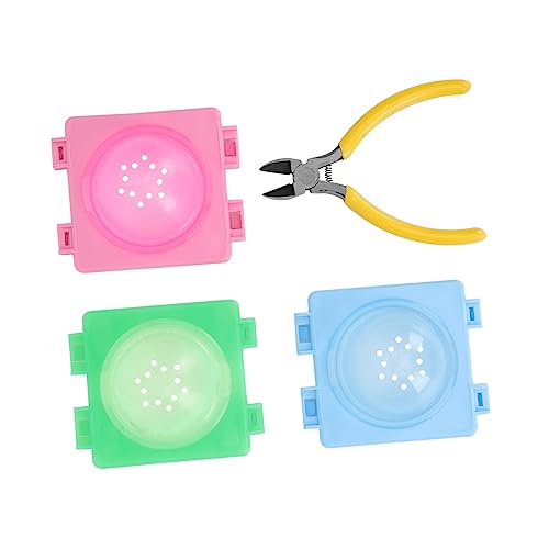 PartyKindom Teiliges Hamsterrohr Stopper aus Robustem Kunststoff DIY Käfigzubehör mit Belüftungsloch Kompatibel für Zwerghamster Gerbils und Kleine Kleintiere Farbige Module für von PartyKindom