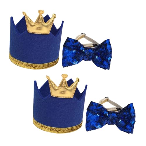 PartyKindom Teiliges Haustier Geburtstagshut Set mit Schleife Verstellbare Kleine Katzen und Hundekronen Partyaccessoire für Hunde und Katzen Festliche Tiergeburtstagsdekoration und PartyKindom Teiliges Haustier Geburtstagshut Set mit Schleife Verstellbare Kleine Katzen und Hundekronen Partyaccessoire für Hunde und Katzen Festliche Tiergeburtstagsdekoration und von PartyKindom