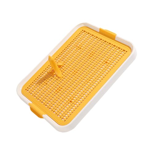 PartyKindom Thickened Puppy Toilet Tray Praktische Hundetoilette für Zuhause Rutschfestes für Kleine Haustiere Wasserdichtes Design für Training von Welpen Kompakt und Tragbar für Garten und PartyKindom Thickened Puppy Toilet Tray Praktische Hundetoilette für Zuhause Rutschfestes für Kleine Haustiere Wasserdichtes Design für Training von Welpen Kompakt und Tragbar für Garten und von PartyKindom