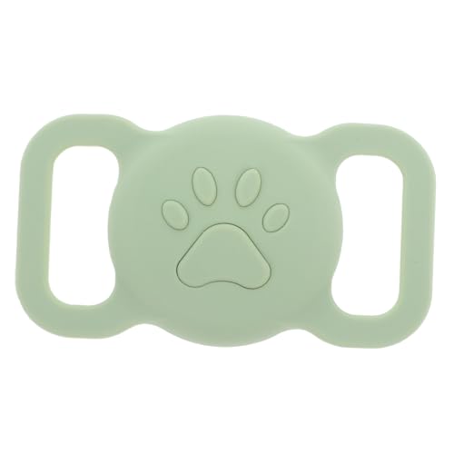 PartyKindom Tracker-Fall Katzen-Tracker Air-Tag-Halter Versteckt Katzenhalsband-Tracker Etui Für Haustierortungsgerät Air-Tag-Armband Luftmarke Stichworte Locator Kieselgel Light Green von PartyKindom