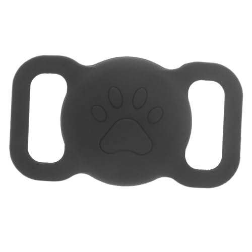 PartyKindom Tracker-Fall Luft -Tag Für Locator-schutzabdeckung Locator-schutzhülle Air-Tag-Hund Fall Schützt Aufkleber Stichworte Locator -Fall Gegenstand Fall Verstecken Kette Black Kieselgel von PartyKindom