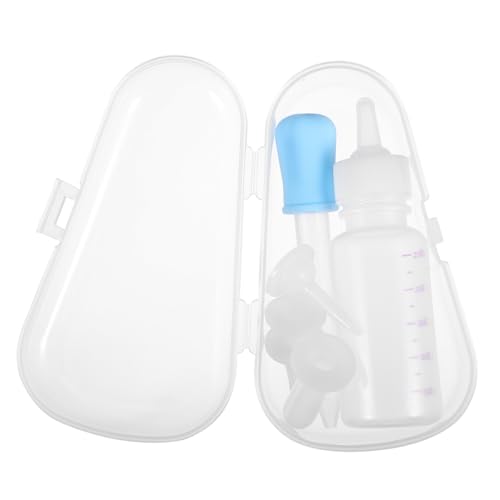PartyKindom Transparente Haustier Milchflasche mit Sauger Sichere Fütterung für Welpen und Kätzchen Leichtes Design Stabile Materialien für Neugeborene Hunde und Katzen von PartyKindom