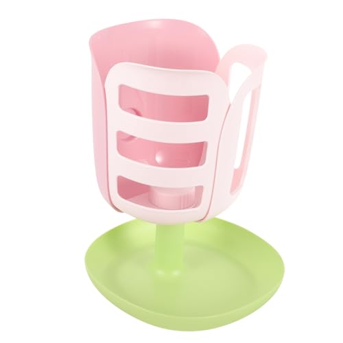 PartyKindom Tulpenförmiger Kaninchen Futterhalter aus Langlebigem Futterschonend Hygienisch Futterreduzierend Geeignet für Kaninchen und Kleine Kleintiere Sauberer Futterspender für Käfige von PartyKindom