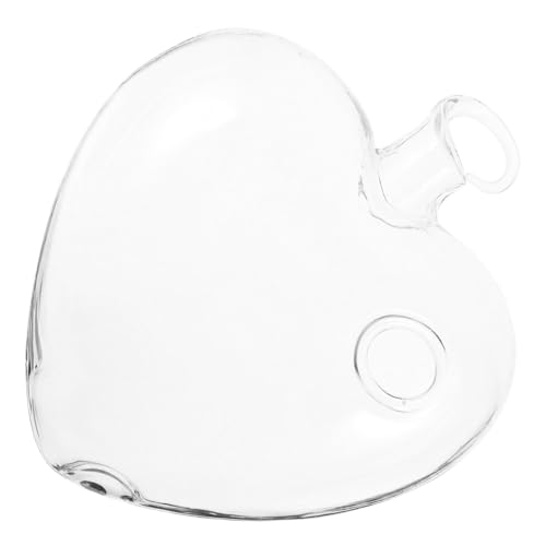 PartyKindom Vase in Herzform Künstliche Pflanzen Gefälschte Pflanze Flasche Terrarienglas Grüne Vase Keksdose Fischglas Schüssel Wasserspender Weinregal Aquarium Dekorbehälter Transparent PartyKindom Vase in Herzform Künstliche Pflanzen Gefälschte Pflanze Flasche Terrarienglas Grüne Vase Keksdose Fischglas Schüssel Wasserspender Weinregal Aquarium Dekorbehälter Transparent von PartyKindom