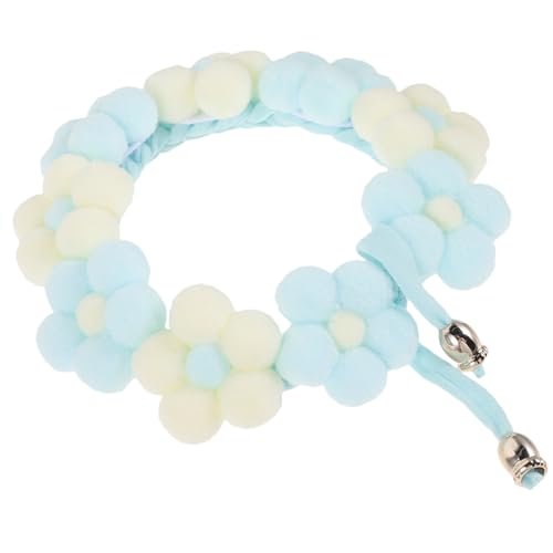 PartyKindom Verstellbares Handgefertigtes Gestricktes Haustierhalsband mit Floralem Design Hautfreundlich Komfortabel für Kleine Welpen und Katzen Leichtes Angenehmes Accessoire für Partys PartyKindom Verstellbares Handgefertigtes Gestricktes Haustierhalsband mit Floralem Design Hautfreundlich Komfortabel für Kleine Welpen und Katzen Leichtes Angenehmes Accessoire für Partys von PartyKindom
