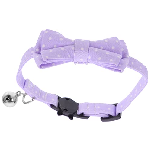 PartyKindom Verstellbares Hundehalsband mit Schleife Modisches Haustier Accessoire Krawatte für Hunde und Katzen Leicht und Komfortabel für Besondere Anlässe von PartyKindom