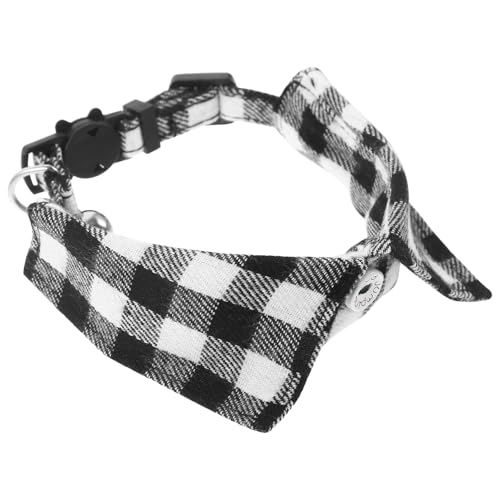 PartyKindom Verstellbares Katzenhalsband mit Fliege Eleganter Karomuster für Haustiere für Alltag und Besondere Anlässe Sicheres und Leichtes Material Bequemes Ausziehen PartyKindom Verstellbares Katzenhalsband mit Fliege Eleganter Karomuster für Haustiere für Alltag und Besondere Anlässe Sicheres und Leichtes Material Bequemes Ausziehen von PartyKindom