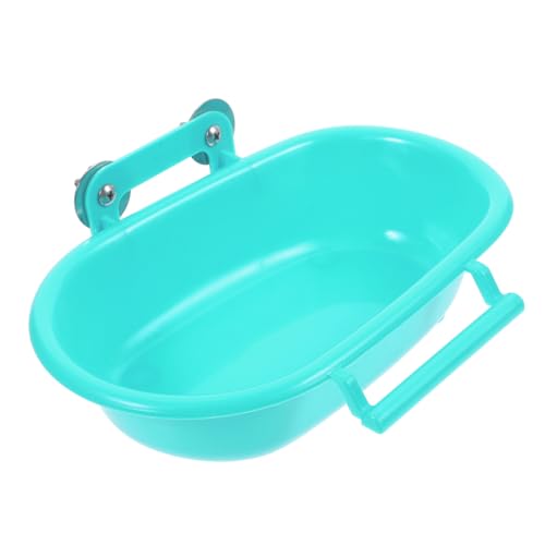 PartyKindom Vogel Badewanne für Papageien und Sittiche Duschbox für Vogelkäfige Leicht zu Reinigen und Sicher für Tägliches Baden und Pflege Ihrer Vögel von PartyKindom