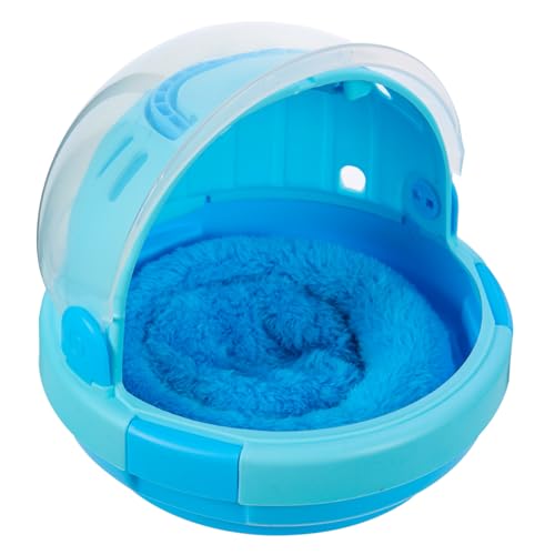PartyKindom Vogel Handtragetasche mit Warmem Nest Atmungsaktivem Käfig für Papageien und Kleintiere mit Weichem Pad Leicht Belüftet für Ausflüge Pflege und Tierarztbesuche Zufällige Farbe von PartyKindom