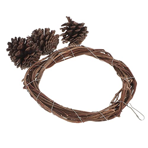 PartyKindom Vogel Schaukel Ring aus Naturmaterialien mit Beweglichem Haken Kletterspielplatz und Sitzstange für Papageien Wellensittiche Intelligenzförderndes Dekoratives Haustierspielzeug PartyKindom Vogel Schaukel Ring aus Naturmaterialien mit Beweglichem Haken Kletterspielplatz und Sitzstange für Papageien Wellensittiche Intelligenzförderndes Dekoratives Haustierspielzeug von PartyKindom