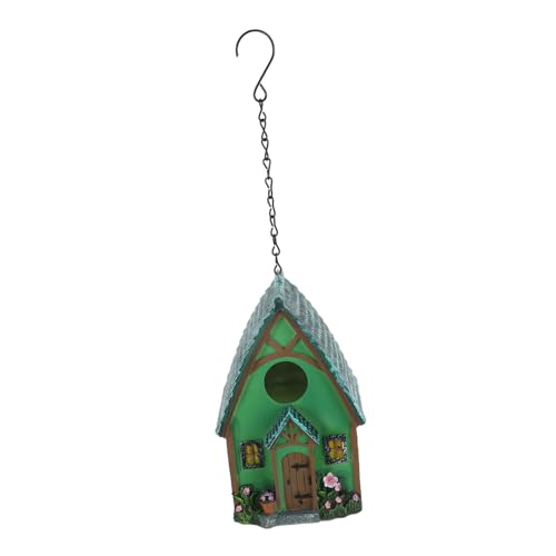 PartyKindom Vogelhaus aus Resin und Dekoratives Vogelhaus für Garten und Balkon Hängend Wetterfest Nistplatz für Kleine Vögel Einfach zu Reinigen PartyKindom Vogelhaus aus Resin und Dekoratives Vogelhaus für Garten und Balkon Hängend Wetterfest Nistplatz für Kleine Vögel Einfach zu Reinigen von PartyKindom