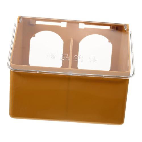 PartyKindom Vogelkäfig Futterspender mit Großer Kapazität und Praktischem Hänge Design Multifunktionaler Tauben Futter Wassernapf Leicht zu Reinigen für Wellensittiche und Andere Käfigvögel PartyKindom Vogelkäfig Futterspender mit Großer Kapazität und Praktischem Hänge Design Multifunktionaler Tauben Futter Wassernapf Leicht zu Reinigen für Wellensittiche und Andere Käfigvögel von PartyKindom