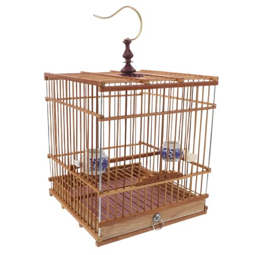PartyKindom Vogelkäfig Rechteckig Carbonisiert Langlebig mit Elegantem Violettem Finish Natürlicher Lebensraum für Goldzeisige und Zosterops für Innen Balkon Geeignet PartyKindom Vogelkäfig Rechteckig Carbonisiert Langlebig mit Elegantem Violettem Finish Natürlicher Lebensraum für Goldzeisige und Zosterops für Innen Balkon Geeignet von PartyKindom