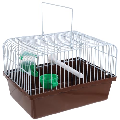 PartyKindom Vogelkäfig kleintierkäfig Käfig für Papageien Reiseträger für Vögel Ausflug Reisen Zucht Reisekäfig für Vögel Vogelkäfer Papageien-Reisekäfig Käfige Käfig für Hamster Abs Coffee von PartyKindom
