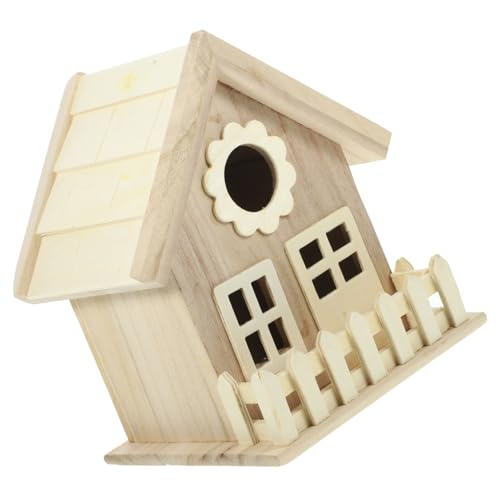 PartyKindom Vogelnest gartendeko Garden Decor vogelkäfige Vogelhaus für Gartenvögel vogeltränke käfig Häuser Dekoration Holzdekor Hausvogelnest Vogelfutternest Vogelhütte hölzern Khaki PartyKindom Vogelnest gartendeko Garden Decor vogelkäfige Vogelhaus für Gartenvögel vogeltränke käfig Häuser Dekoration Holzdekor Hausvogelnest Vogelfutternest Vogelhütte hölzern Khaki von PartyKindom
