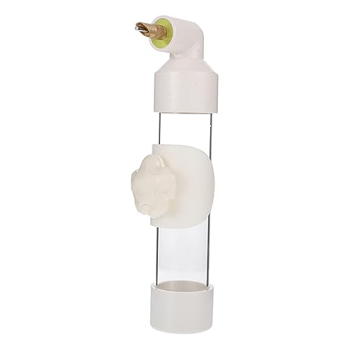 PartyKindom Vogeltrinker groß Wasser Vogel Fütterer Vogeltränke für den Garten füttern Automatische Vogeltränke PVC Vogeltränke Trinkzubehör für Vögel automatischer Vogelfutterspender Weiß von PartyKindom