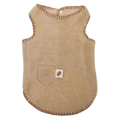 PartyKindom Warmer Hundemantel Winterjacke Ärmellose Haustierweste Gepolstert Waschbar für Spaziergang Jogging und Outdoor Aktivitäten von PartyKindom