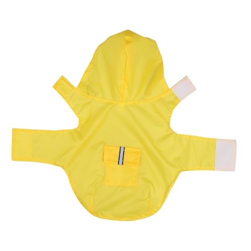 PartyKindom Wasserdichter Hunderegenmantel mit Kapuze Kleiner Hunderegenmantel aus Polyester Bequeme Passform Modischer Regenmantel für bei Regen Pflegeleicht und Schützend von PartyKindom