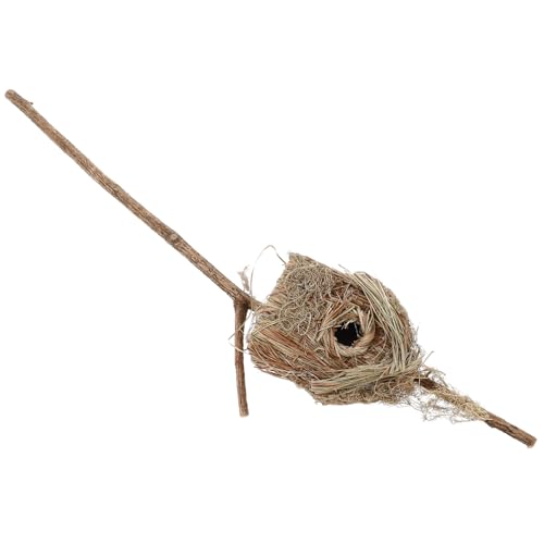 PartyKindom Wetterfester Vogelhaus Gartenstecker aus Handgefertigtes Vogelnest Gartenornament für Terrasse und Außenbereich Dekorativer Gartenpfahl für Natürliche Gartendekoration PartyKindom Wetterfester Vogelhaus Gartenstecker aus Handgefertigtes Vogelnest Gartenornament für Terrasse und Außenbereich Dekorativer Gartenpfahl für Natürliche Gartendekoration von PartyKindom