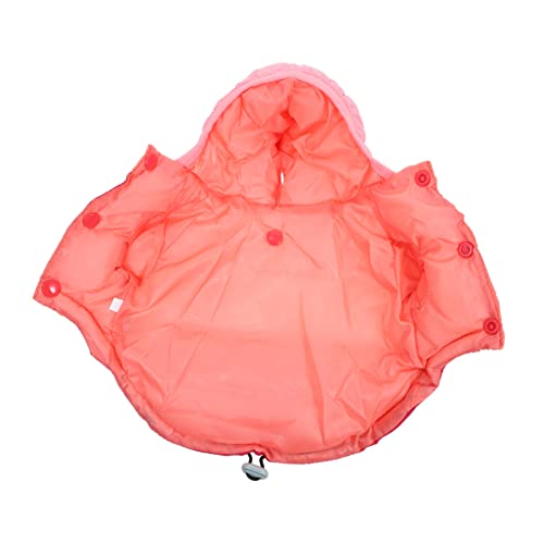 PartyKindom Winter Hundemantel für Kleine Hunde Gepolsterte Pet Dog Hooded Coat mit Warmem Winddichtem Design Atmungsaktiv und Bequem für Welpen und Tägliche von PartyKindom